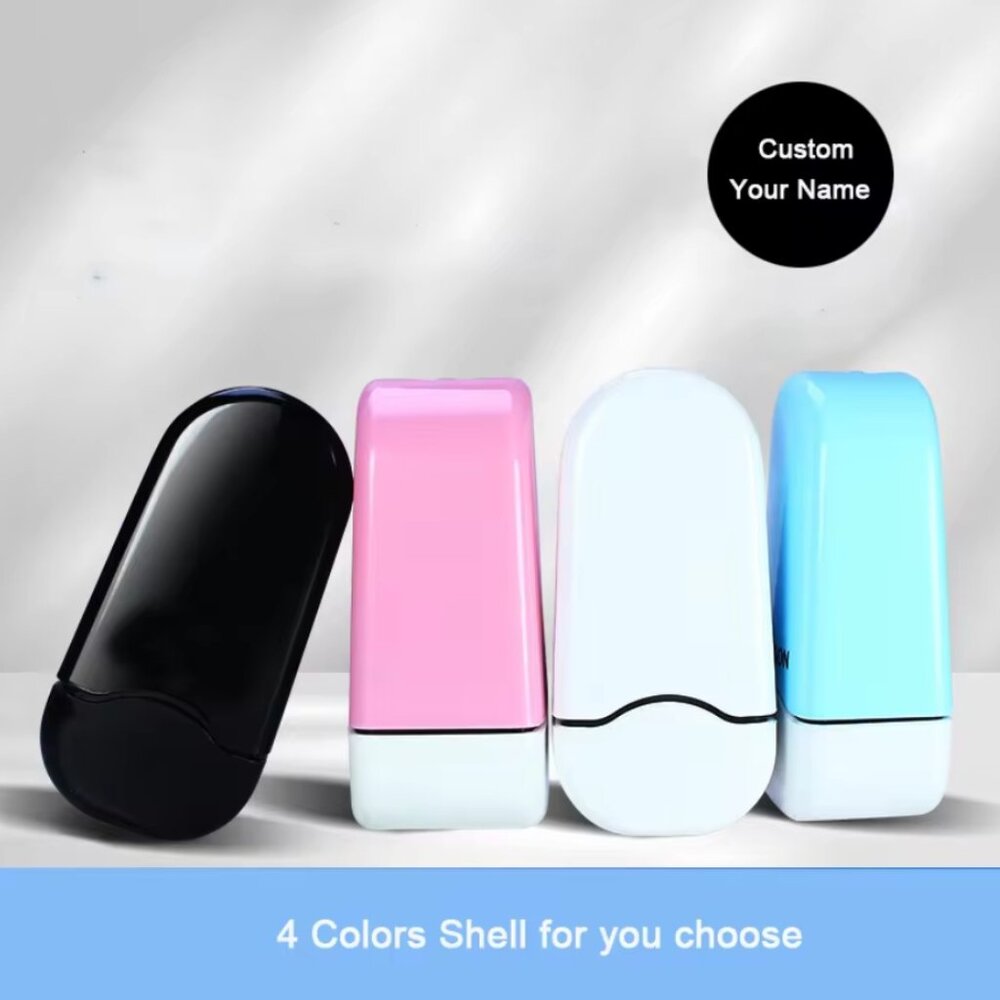 Custom Name Ink Stamp Signature Calligraphy Self-Inking Personalized Letter seal
